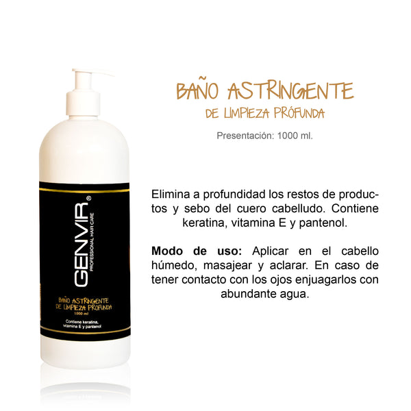 Baño Astringente Limpieza Profunda 1lt