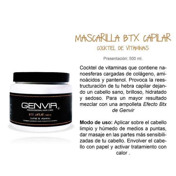 Tratamiento Btx Capilar (Botox) Aplicación Salón