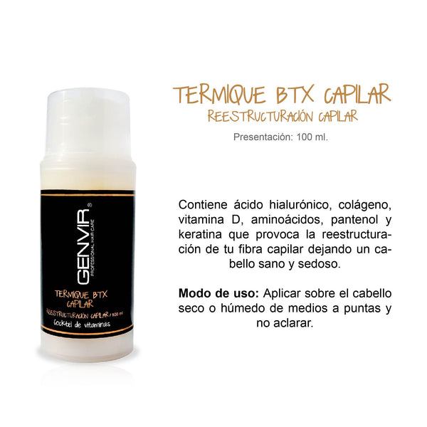 Tratamiento Btx Capilar (Botox) Aplicación Salón