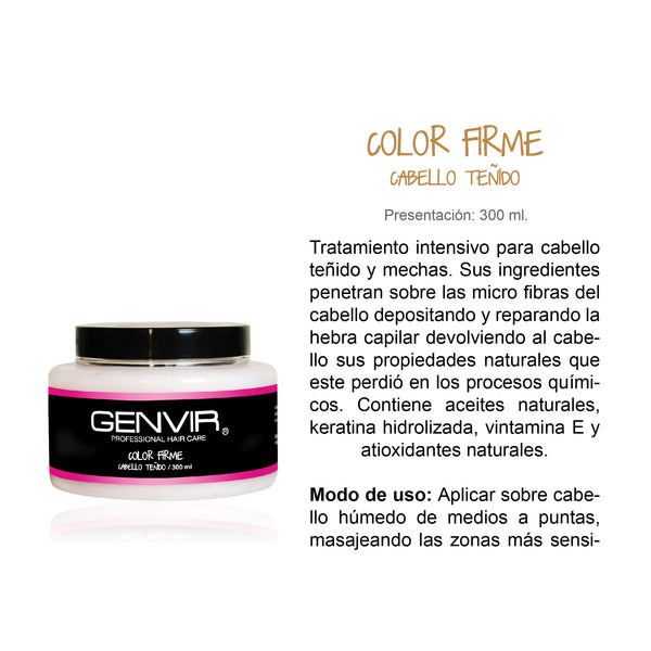 Tratamiento Retiene y Protege el Color.